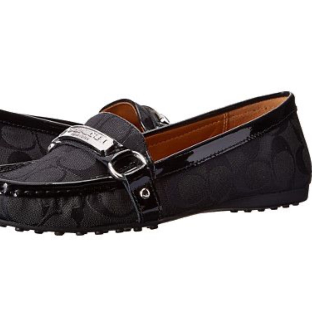 Coach Black and Gray Loafers
